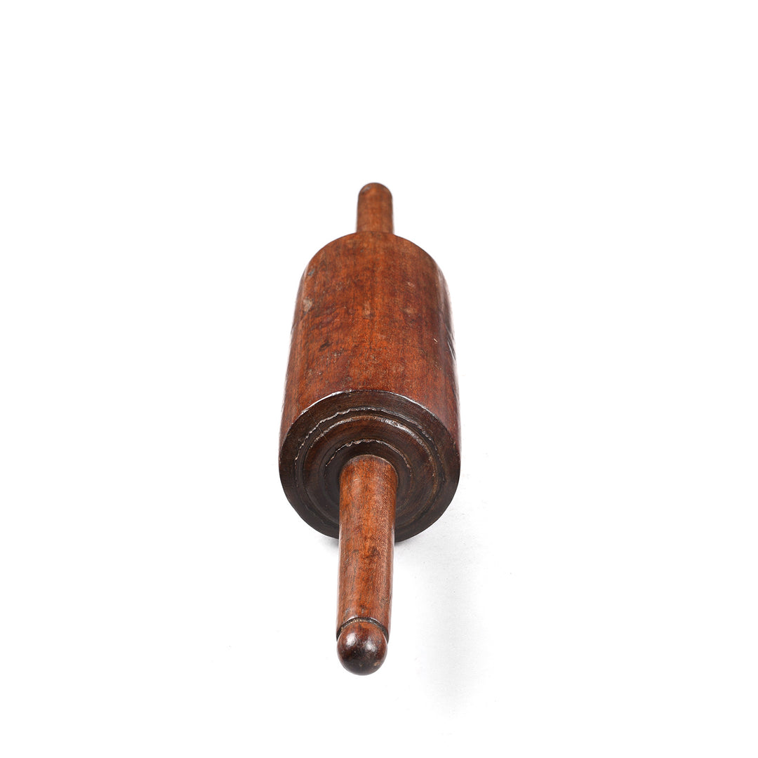 Antique Old Teak Rolling Pin From Rajasthan - 19th Century | INDIGO ANTIQUES