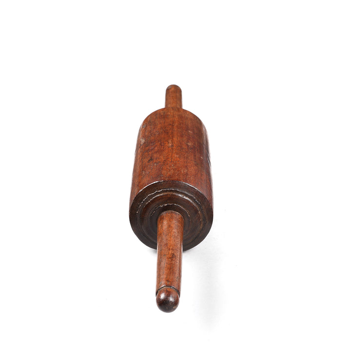 Antique Old Teak Rolling Pin From Rajasthan - 19th Century | INDIGO ANTIQUES