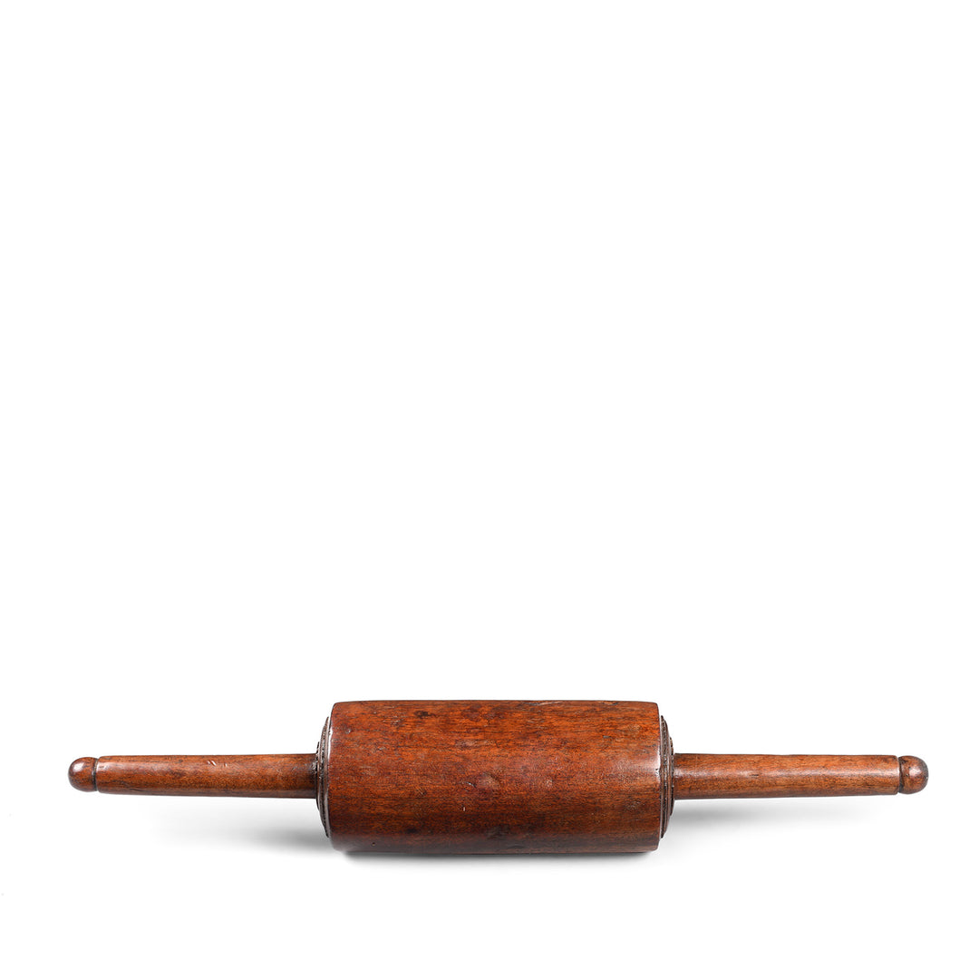 Antique Old Teak Rolling Pin From Rajasthan - 19th Century | INDIGO ANTIQUES