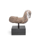 Stone Parrot Turban Hanger From Dungarpur - 19thC