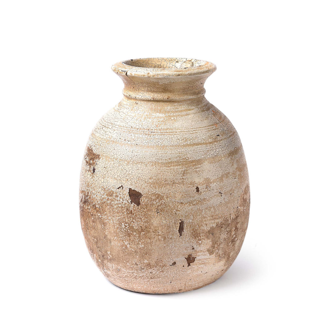 Reverse Of Vintage Milk Pot From Himachal Pradesh | Indigo Antiques