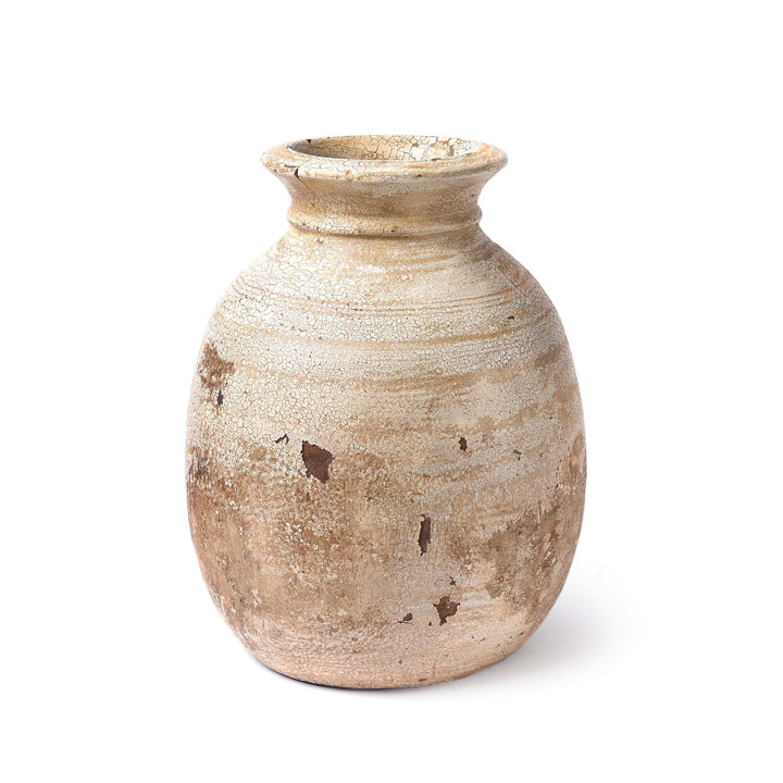 Reverse Of Vintage Milk Pot From Himachal Pradesh | Indigo Antiques