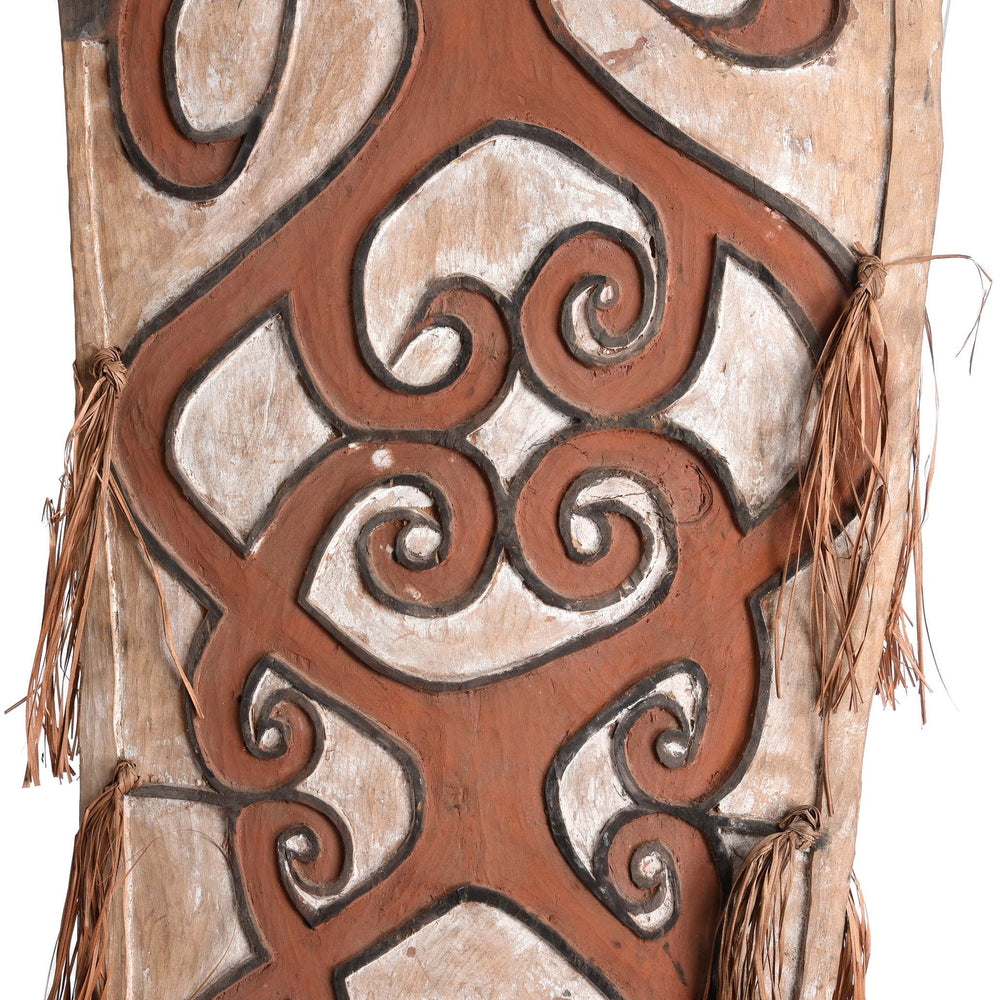 Detailing From Asmat Ceremonial Shield from New Guinea - Ca 85 yrs old | Indigo Antiques