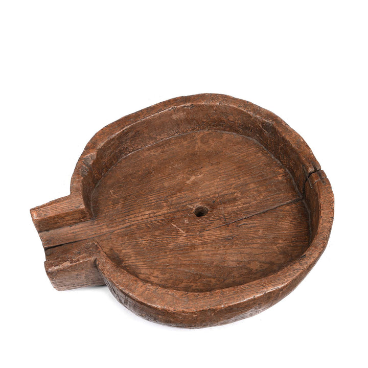 Top Down View Of Cedar Rice Bowl From Banswara - 19thC | Indigo Antiques