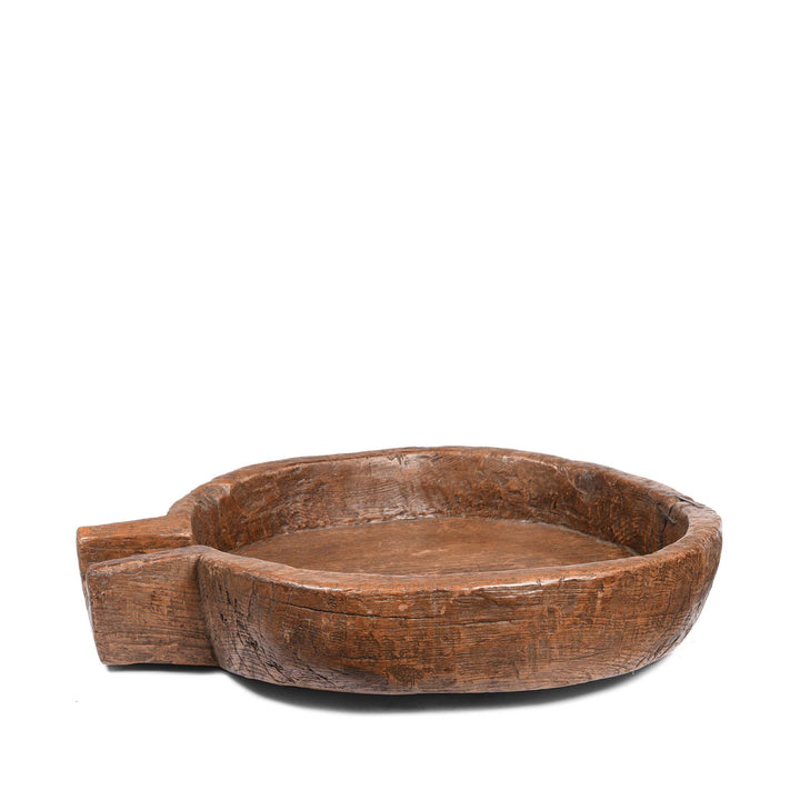 Side View Of Cedar Rice Bowl From Banswara - 19thC | Indigo Antiques