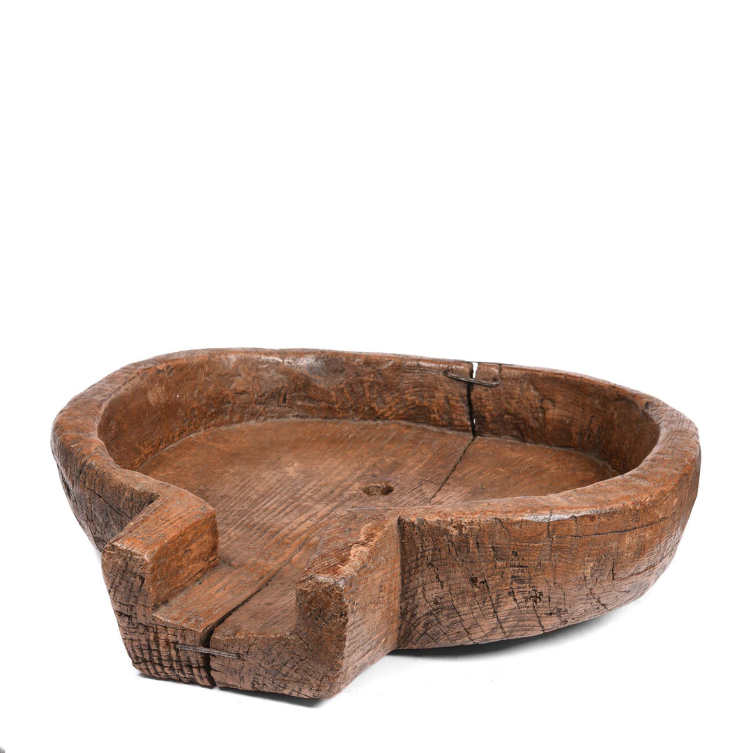 Cedar Rice Bowl From Banswara - 19thC | Indigo Antiques