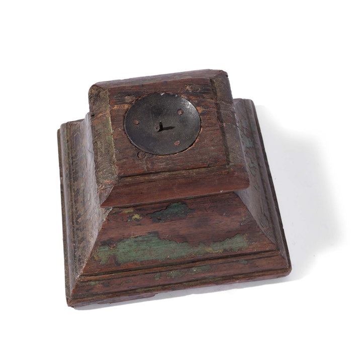 Teak Candle holder Modified From Old Capitol - 19thC : Indigo Antiques : Indigo Antiques