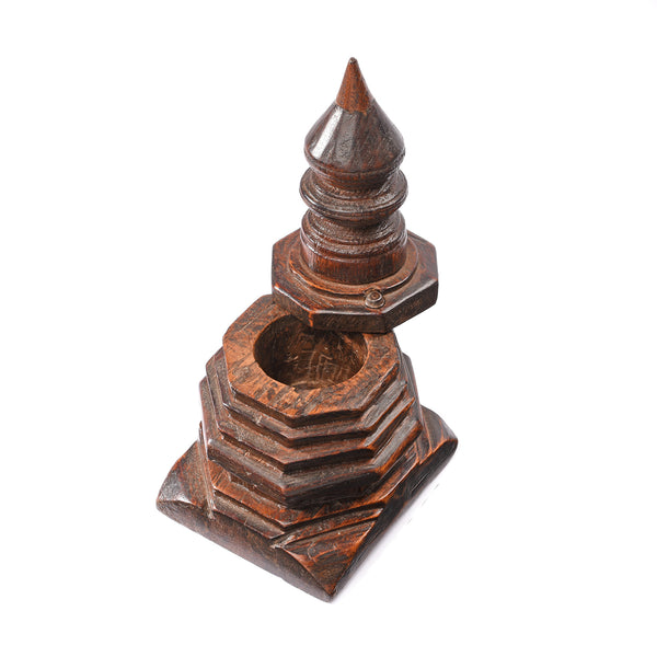 Old Tikka Ash Box from Kerala - 19thC