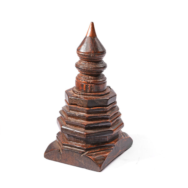 Old Tikka Ash Box from Kerala - 19thC