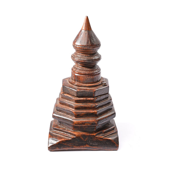 Old Tikka Ash Box from Kerala - 19thC