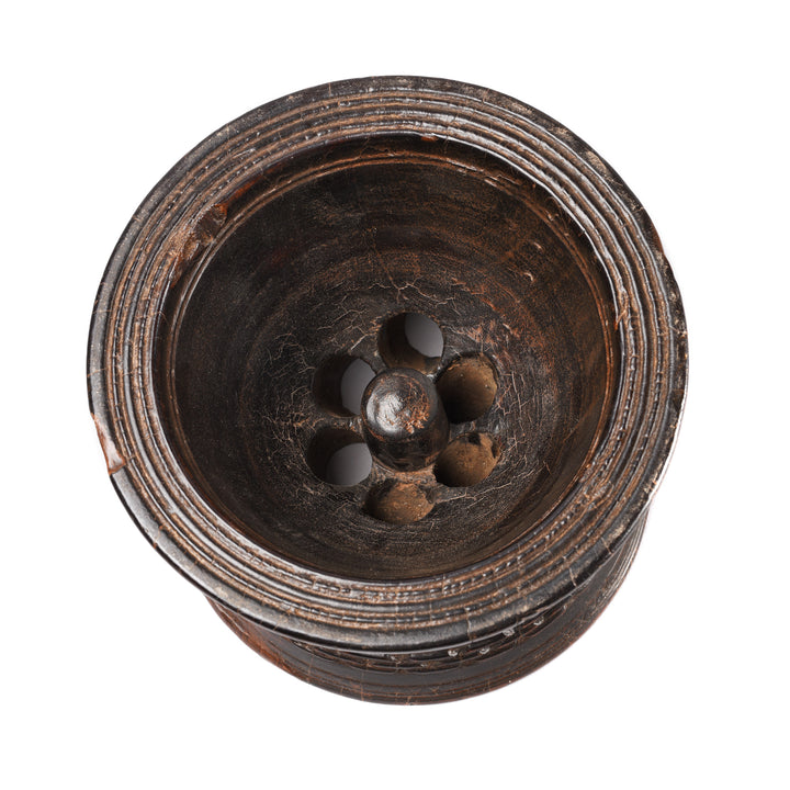 Interior Of Antique Teakwood Seed Drill From Kerala, South India - 19th Century | Indigo Antiques