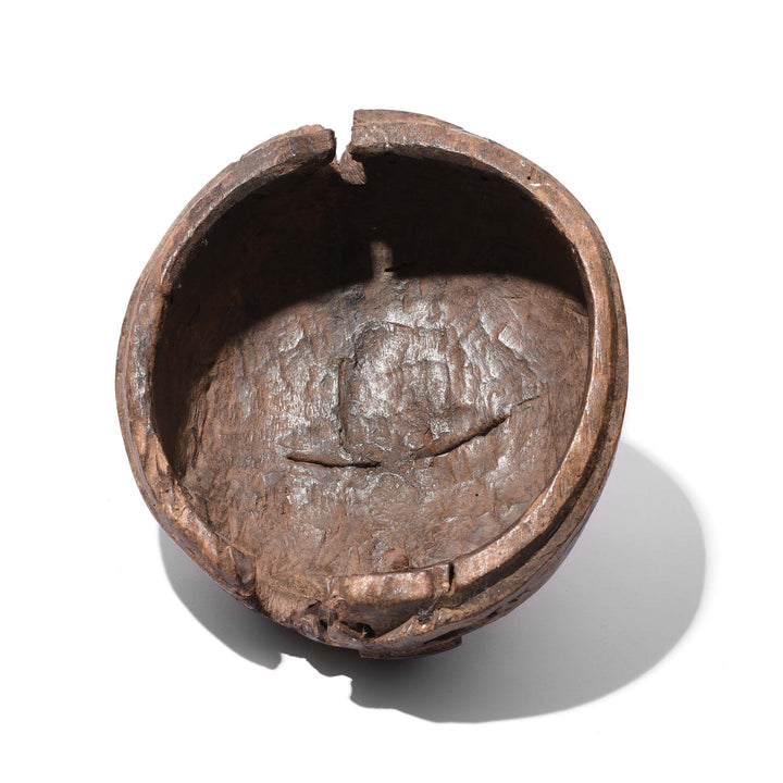 Interior Of Carved Senufo Helmet Mask - Ca 100 Yrs Old | Indigo Antiques