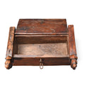 Carved Indian Harpa Box From Banswara - 19thC