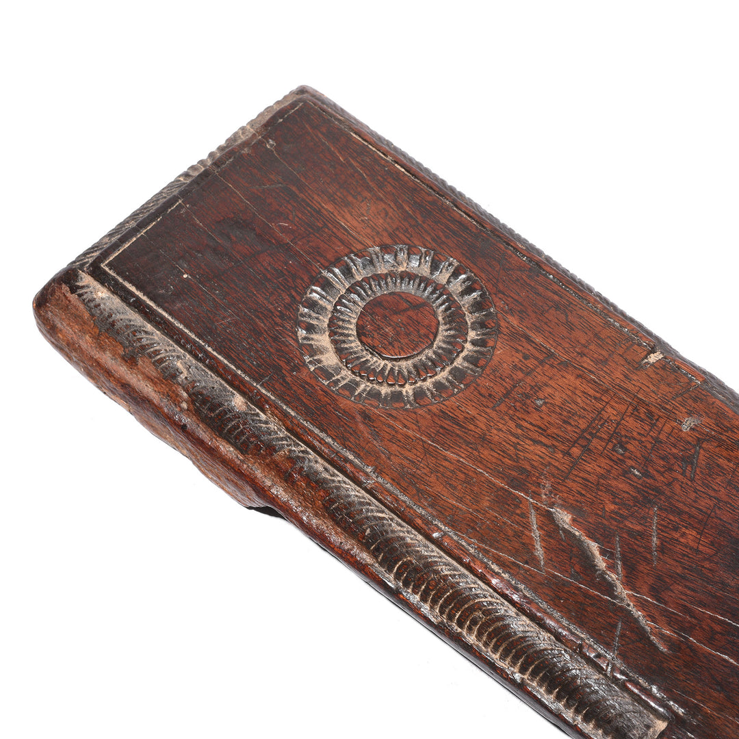 Antique Indian Jackfruit Wood Coconut Grater From Kerala | Indigo Antiques