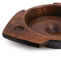 Carved Teak Bowl From Rajasthan - 19thC