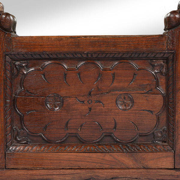 Mirror Frame Made From Old Teak Window - 19thC