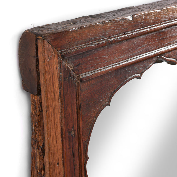 Mirror Frame Made From Old Teak Window - 19thC