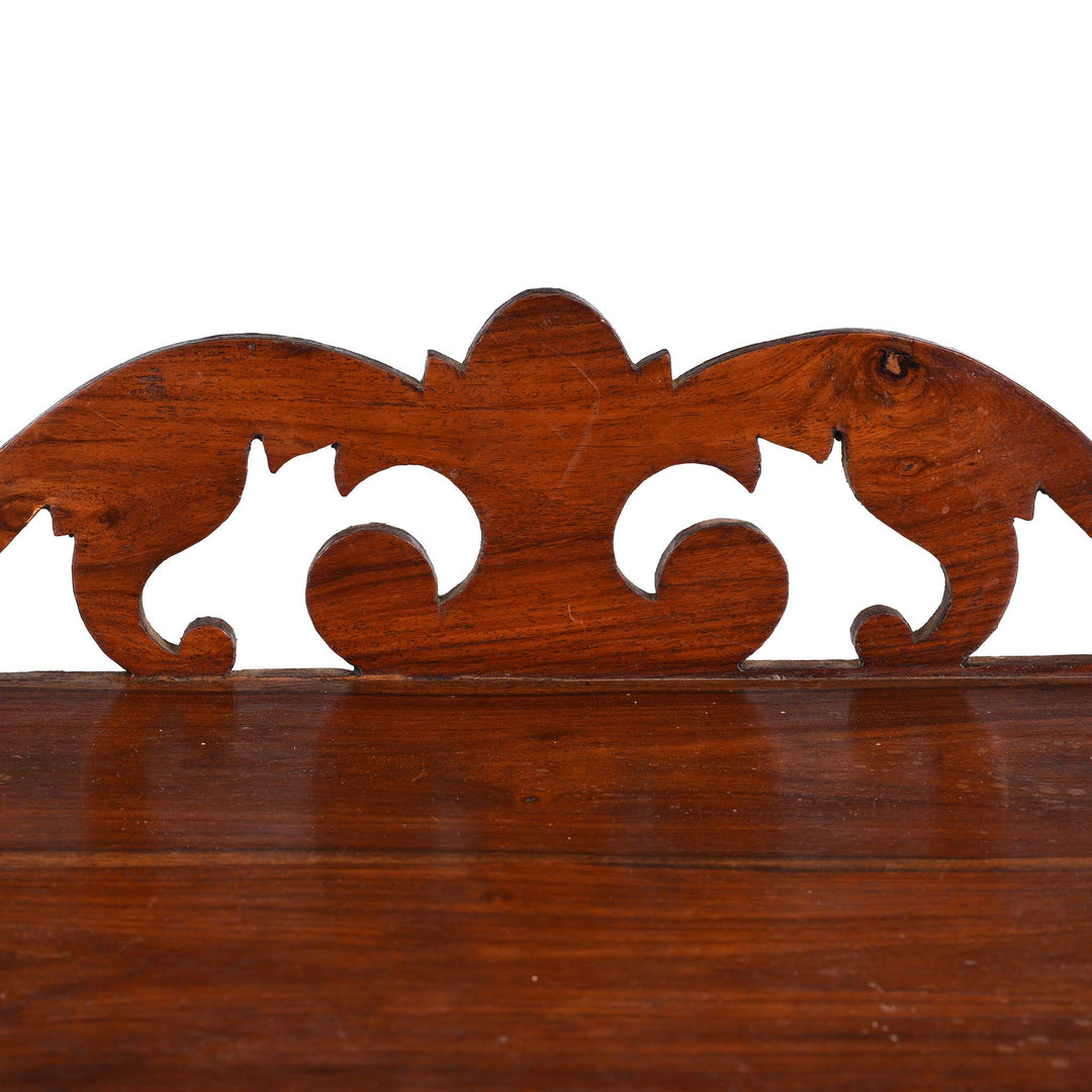 Carving Detail From Bobbin Shelf from Gujarat - 19thC | Indigo Antiques