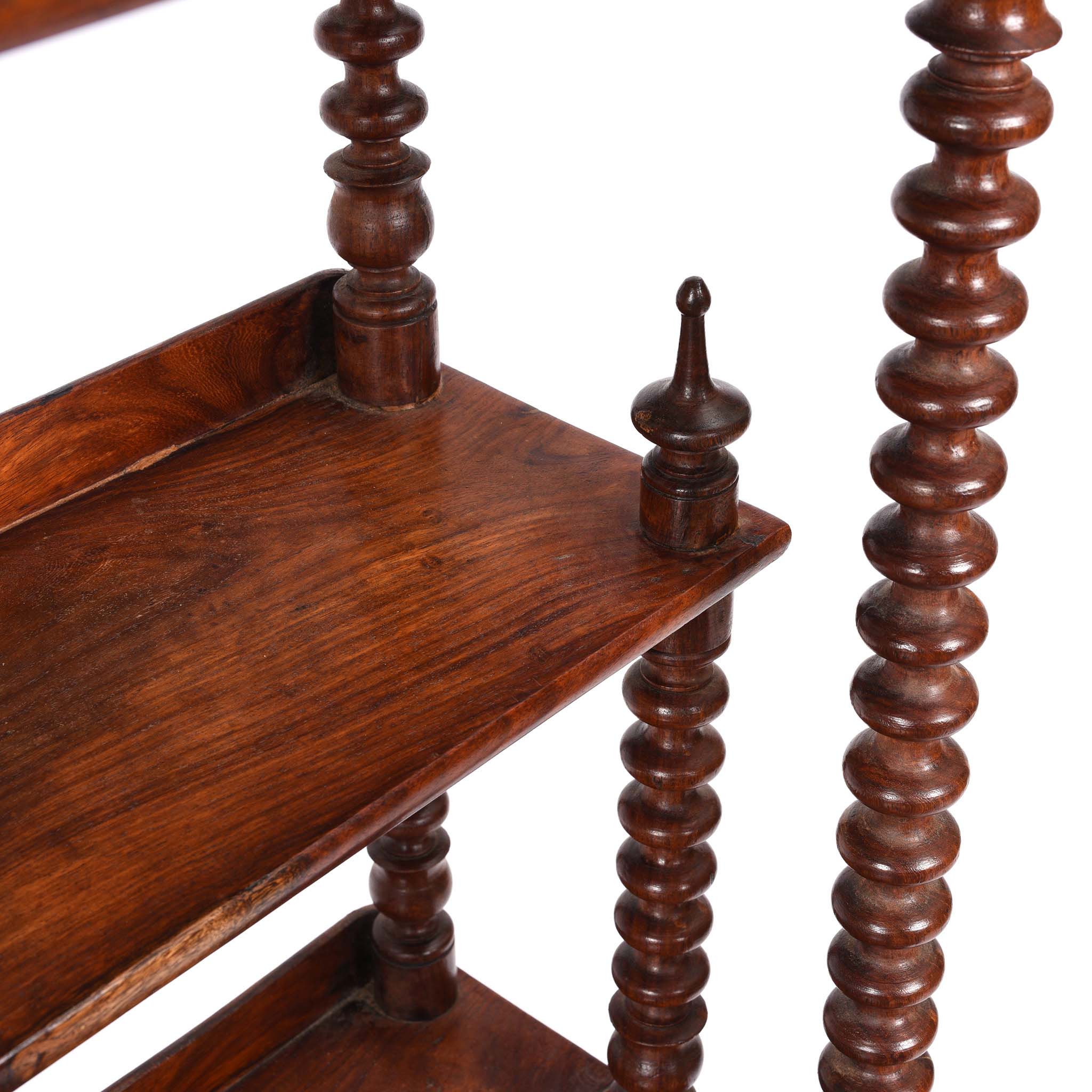 Detail From Bobbin Shelf from Gujarat - 19thC | Indigo Antiques
