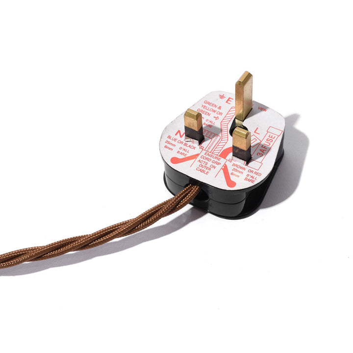 Plug Detail From Tall Mughal Style Bone Inlaid Lamp Base | Indigo Antiques