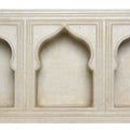 White Marble Lamp Niche (Triple) - Mughal Style