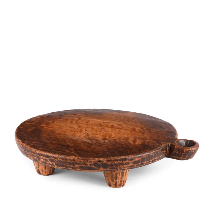 Old Indian Chapatti Board From Banswara Tribal Area - 19Thc | Indigo Antiques