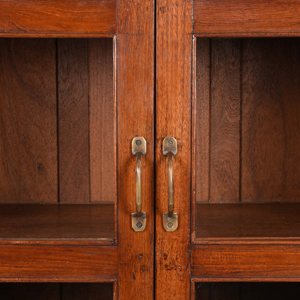 Anglo Indian Glazed Book Cabinet - Ca 1930