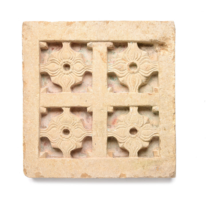 Carved Stone Panel From Rajasthan - 19thC | Indigo Antiques