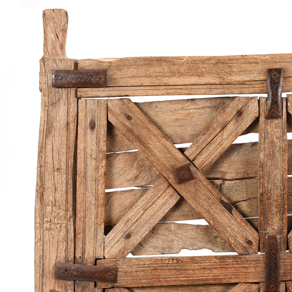 Corner Detail From Antique Stick Window from Jaisalmer - 19thC | Indigo Antiques