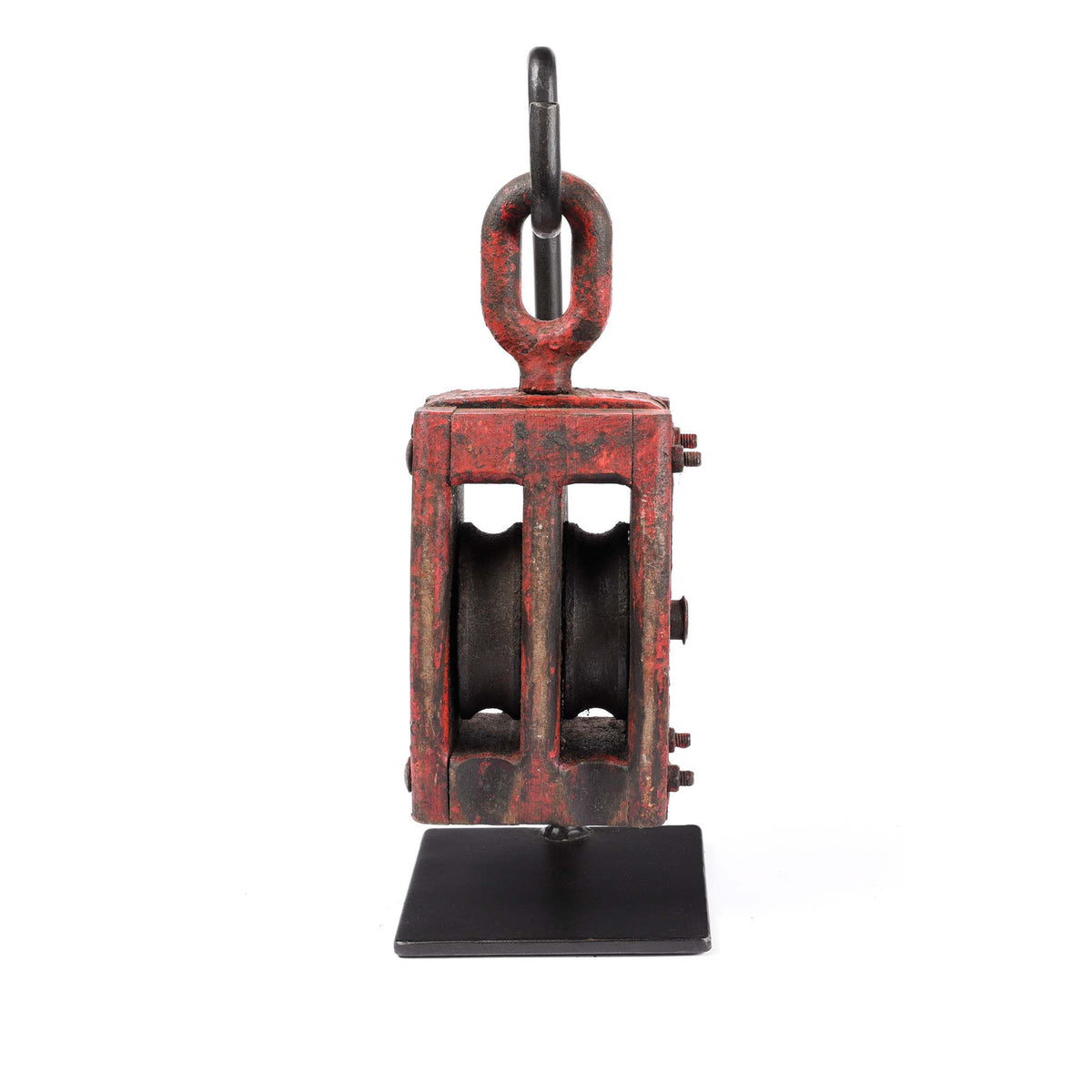 Old Teak Ships Pulley From Gujarat - Circa 1910 | Indigo Antiques