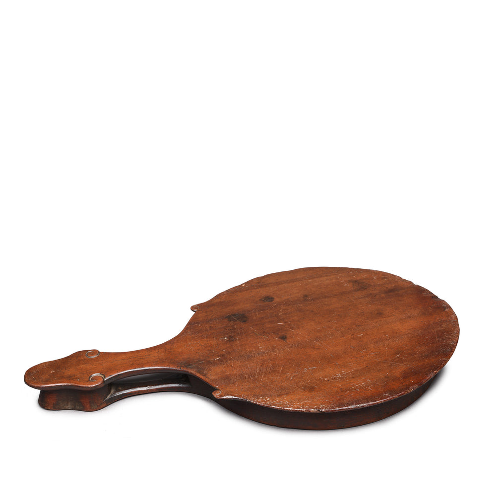 Carved Teak Chapatti Board From Banswara Tribal Region - Ca 1920 | Indigo Antiques