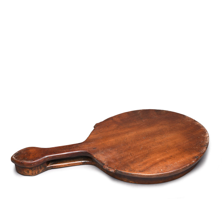 Carved Teak Chapatti Board From Banswara Tribal Region - Ca 1920 | Indigo Antiques