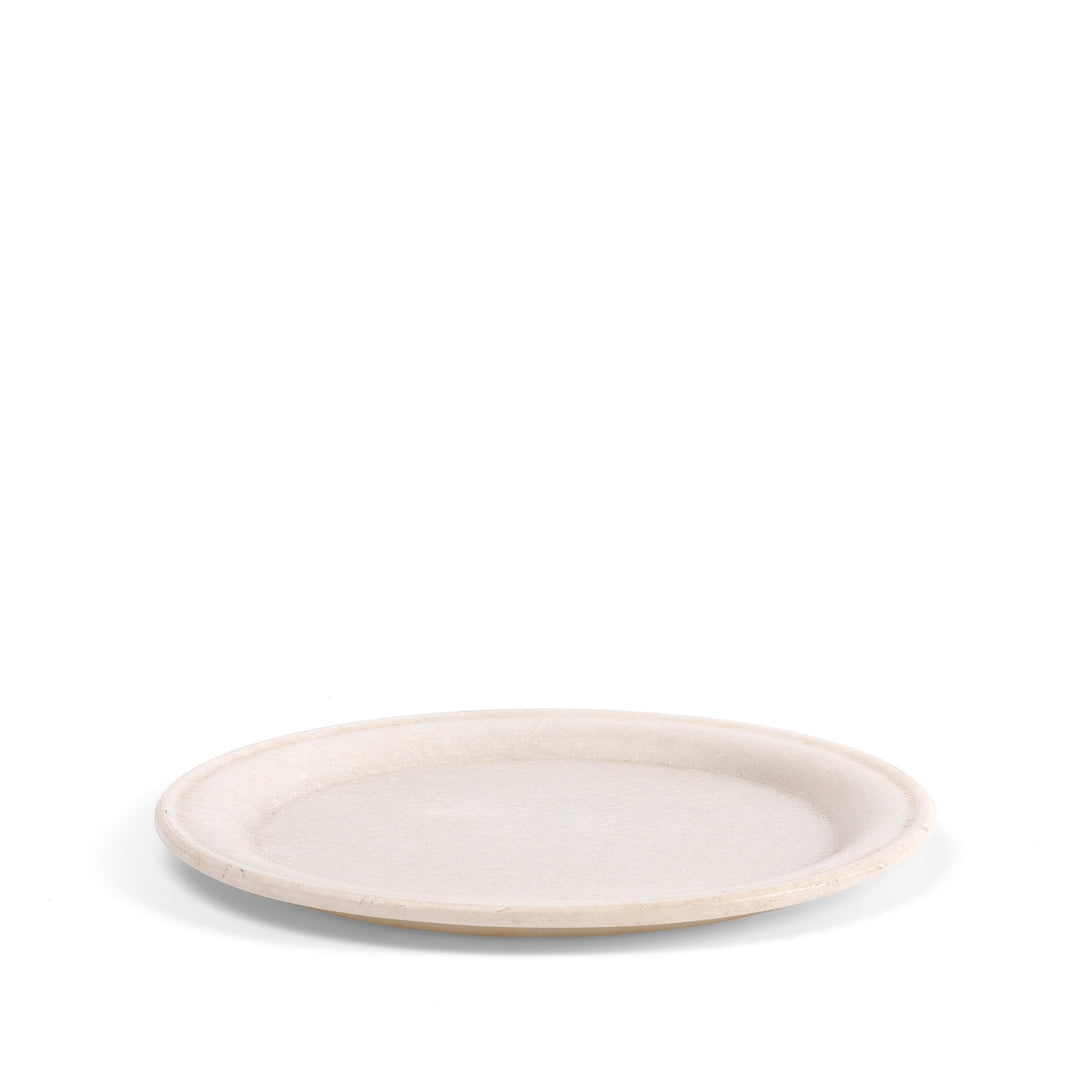 20 CM Hand Carved Marble Plate | Indigo Antiques