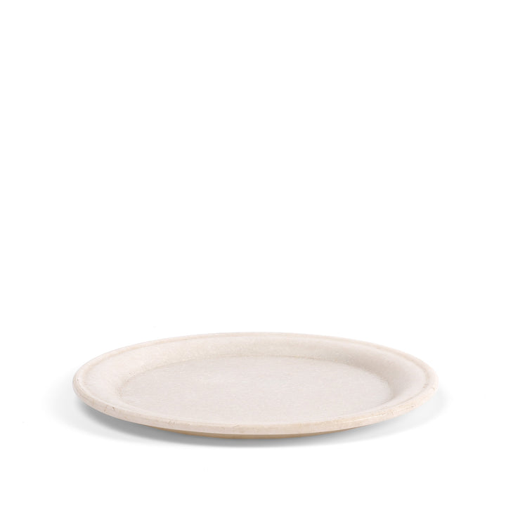 20 CM Hand Carved Marble Plate | Indigo Antiques