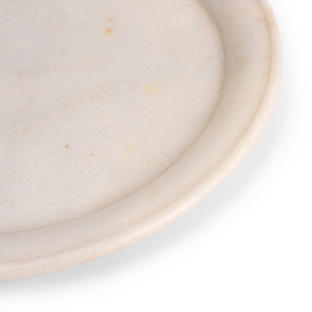 23 CM Hand Carved Marble Plate | Indigo Antiques20 CM Hand Carved Marble Plate | Indigo Antiques