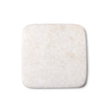 White Marble Square Coasters - Set Of 4