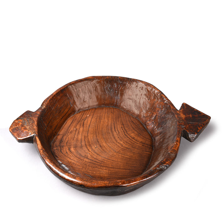 Teakwood Parath- Dough Mixing Bowl - 19thC | Indigo Antiques