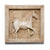 Mughal Style White Marble Horse Wall Panel