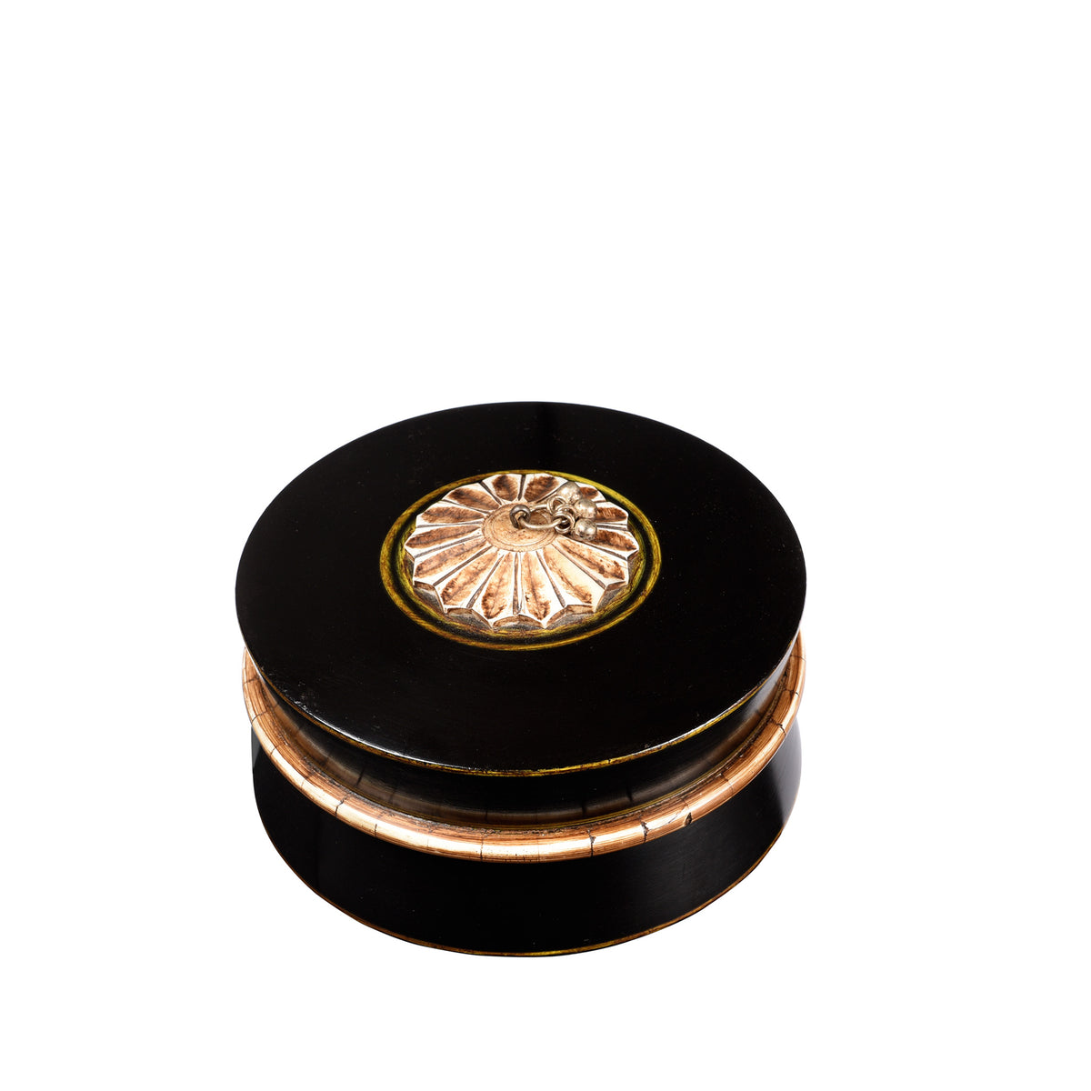 Small Black Lacquer Pot | Indigo Antiques