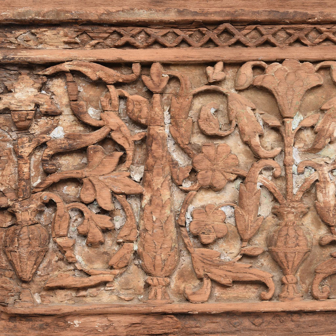 Carving Detail From Indian Tribal Panel From Orissa - 18thC | Indigo Antiques