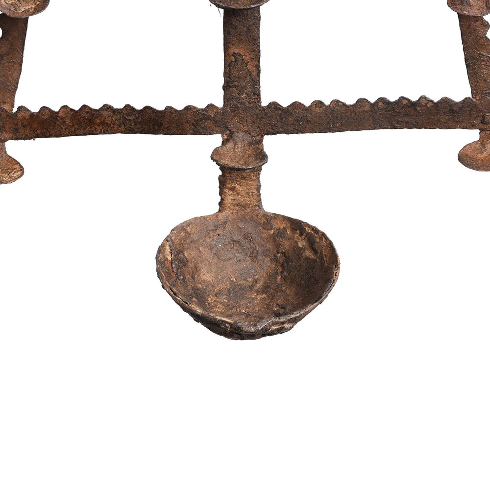  Old Iron Toran Diwali Lamp - 1920's | Indigo Antiques