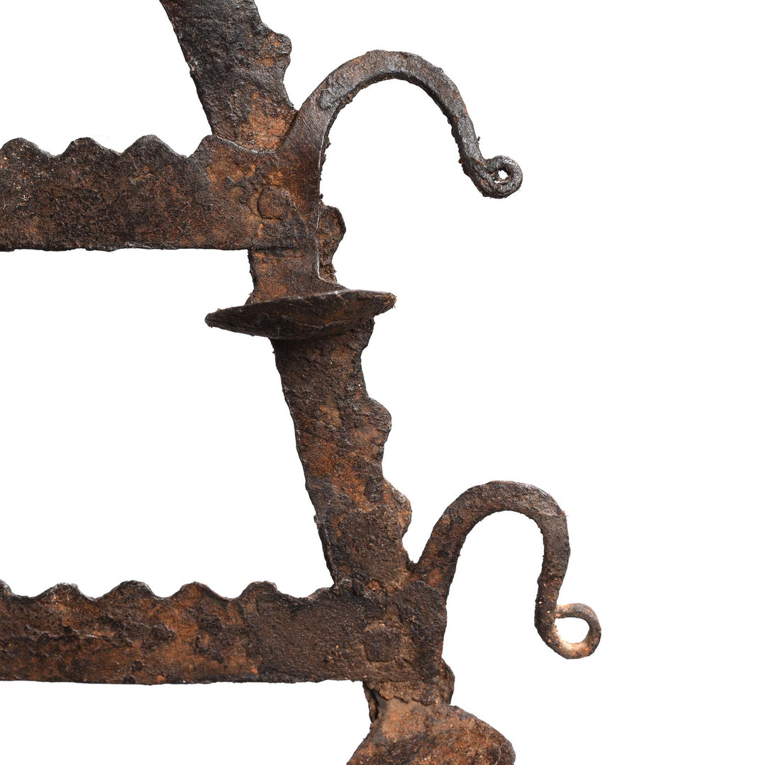  Old Iron Toran Diwali Lamp - 1920's | Indigo Antiques