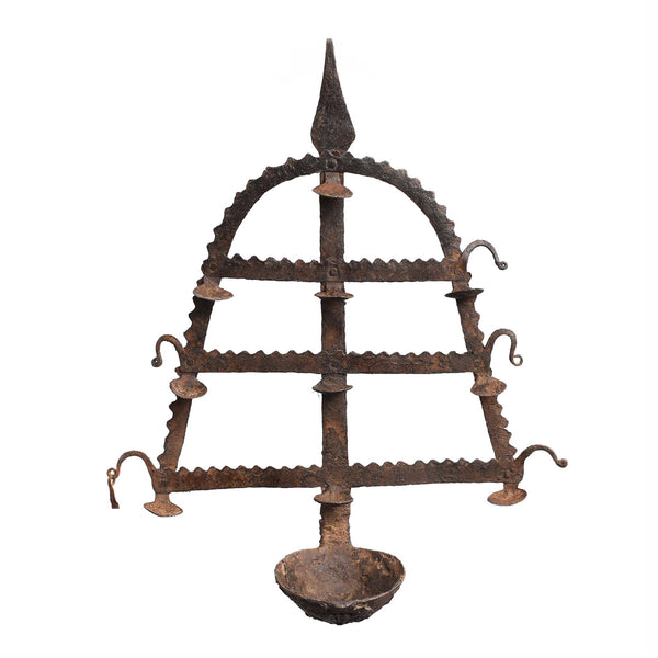 Old Iron Toran Diwali Lamp - 1920's