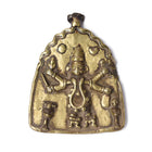 Bronze Votive Panel Of Virabhadra From Deccan - Early 19th Century