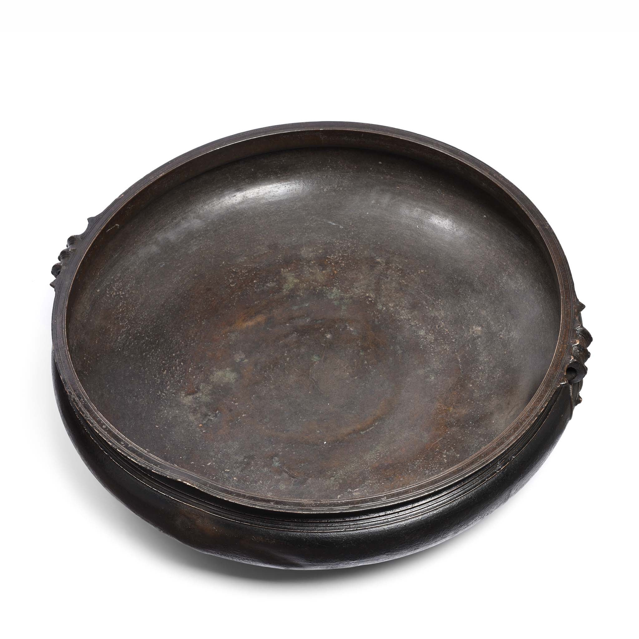 Interior Of Bronze Urli From South India - Late 19thC | Indigo Antiques