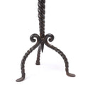 Twisted Iron Candlestick From Rajasthan