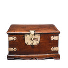 Brass Bound Teak Chest - 19thC