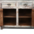 Reclaimed Teakwood Sideboard With Painted Finish