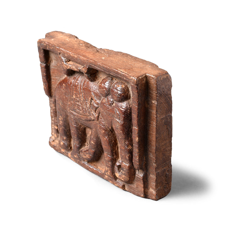 Depth Detail From Tribal Elephant Carving From South Rajasthan - 19thC | Indigo Antiques