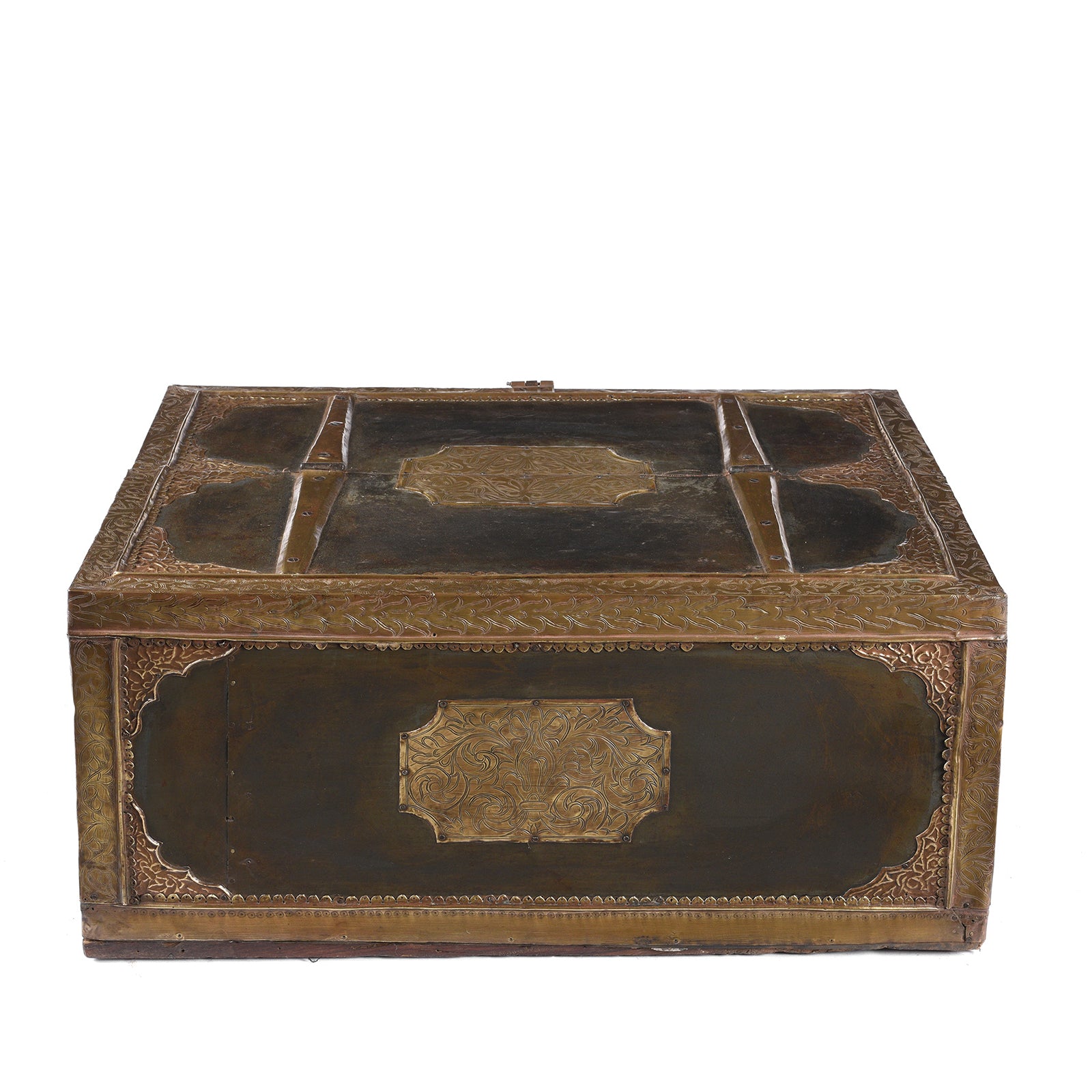 Back Of Antique Dowry Box From Shekhawati - 19th Century | Indigo Antiques